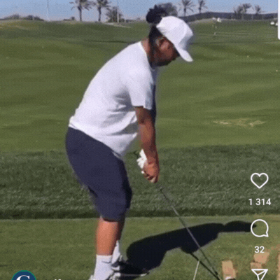 Anthony Kim golf swing analysis showing quiet head position