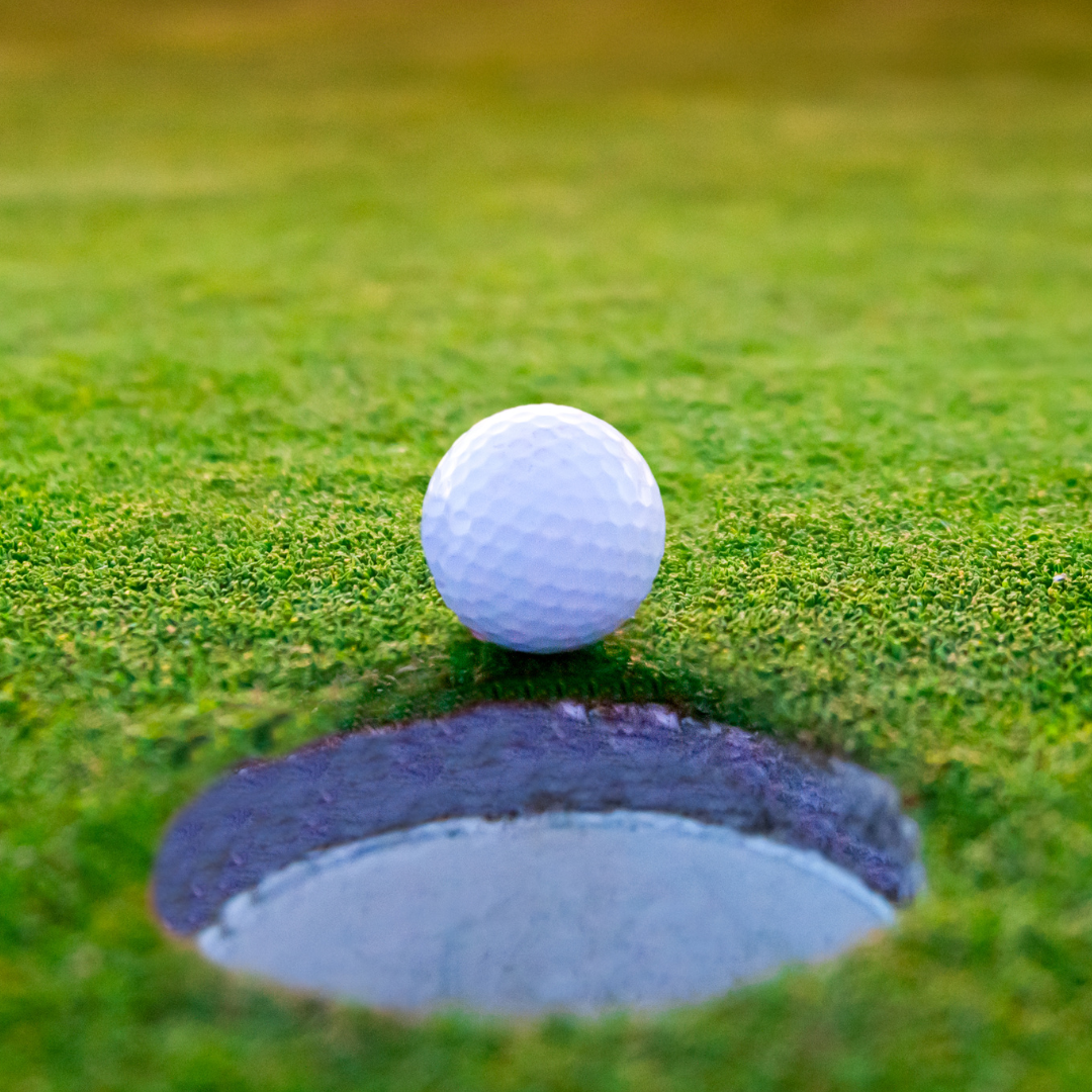Golf concentration and mental focus infographic