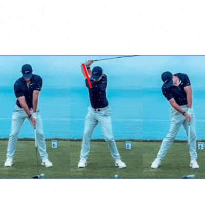 Golf swing analysis showing early casting wrist release compared to proper lag retention