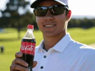 Austin golfer eating healthy vs unhealthy food comparison for performance