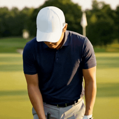 Feel vs real golf swing analysis showing club impact position at ATX Golf Performance