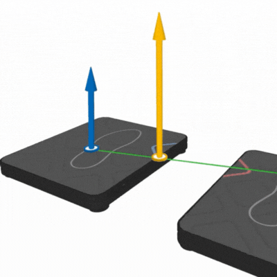 Force plate data showing vertical ground reaction forces during a golf swing