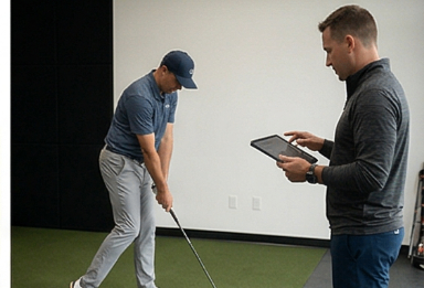 Golf swing head movement analysis for ball striking at ATX Golf Performance Austin