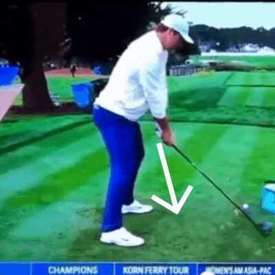 Scottie Scheffler body movement during golf swing sequence