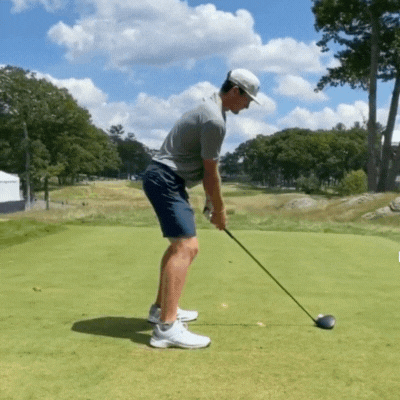 Nick Dunlap golf swing showing lower body key moves