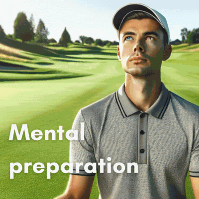 Mental game golf lesson preparation and visualization
