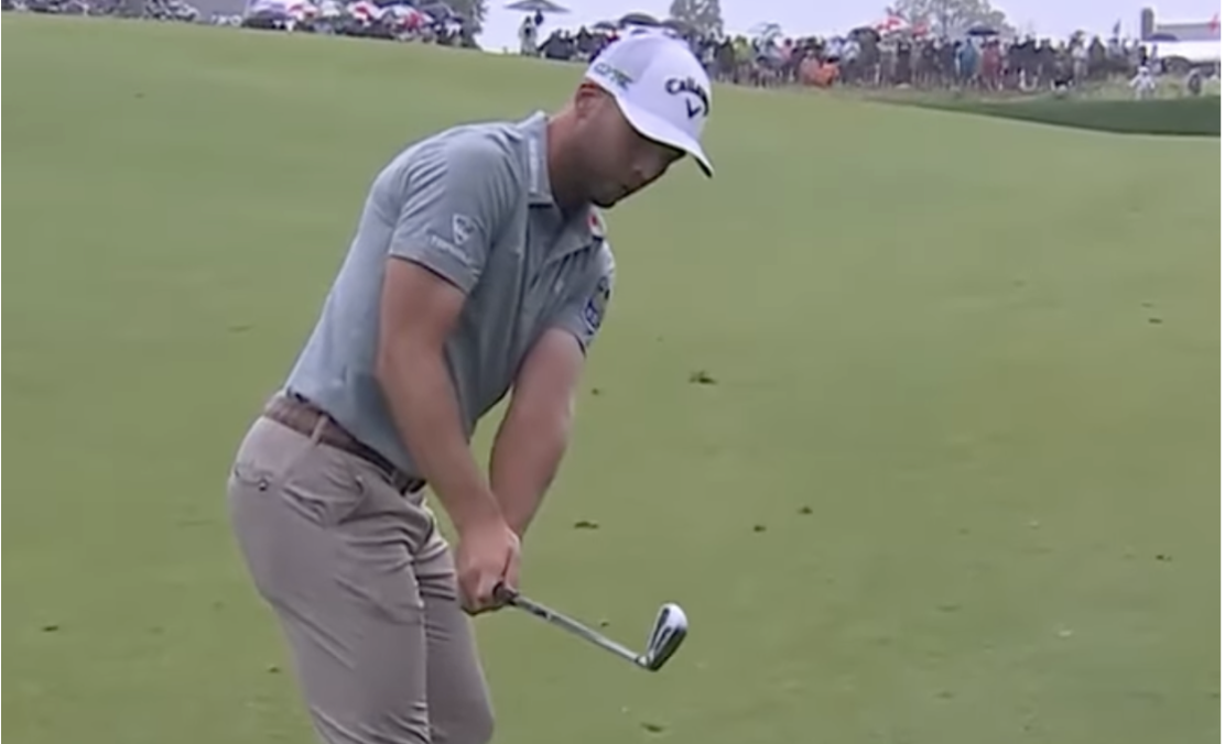 Sam Burns US Open backswing pre-shot move rehearsal