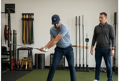 Torso rotation and separation for golf swing power at ATX Golf Performance Austin