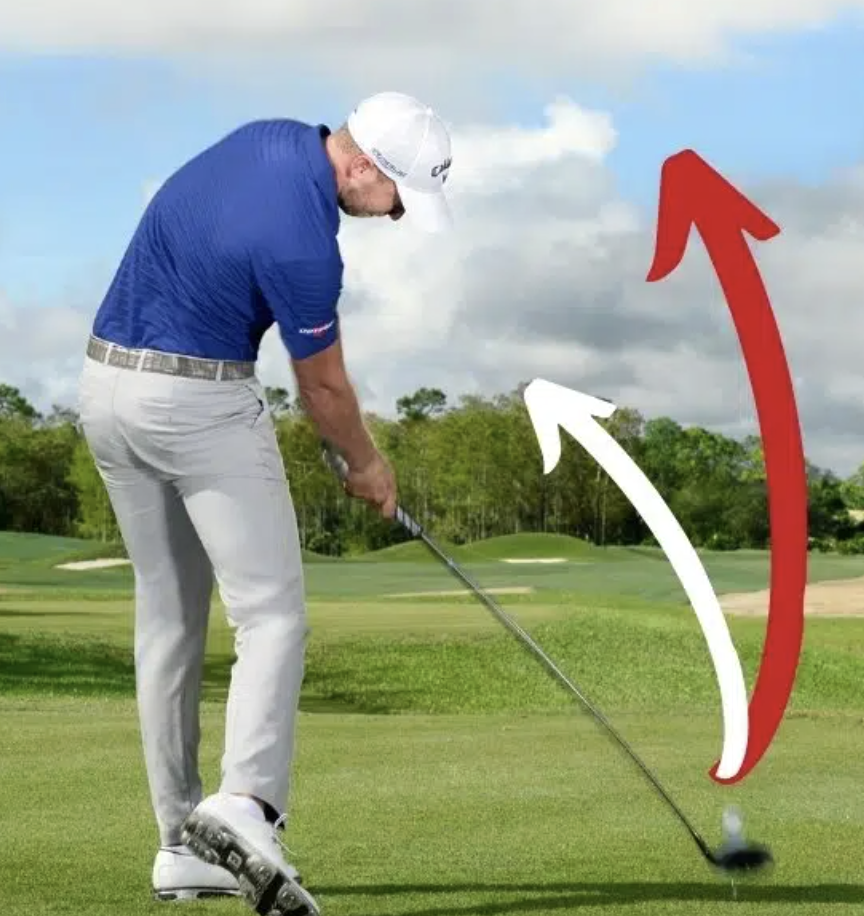 Golf ball flight patterns showing draw fade slice and hook trajectories