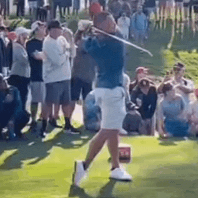 Xander Schauffele swing sequence showing lower body initiation
